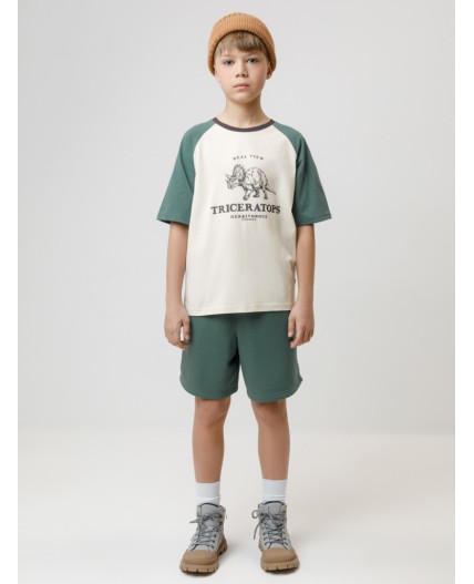 КР 400862/темно-зеленый 5611 к608 шорты