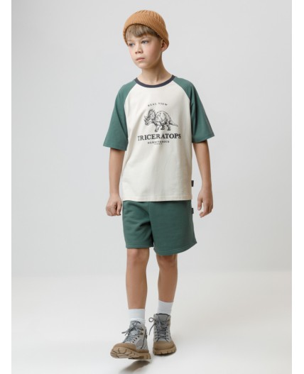 КР 400862/темно-зеленый 5611 к608 шорты