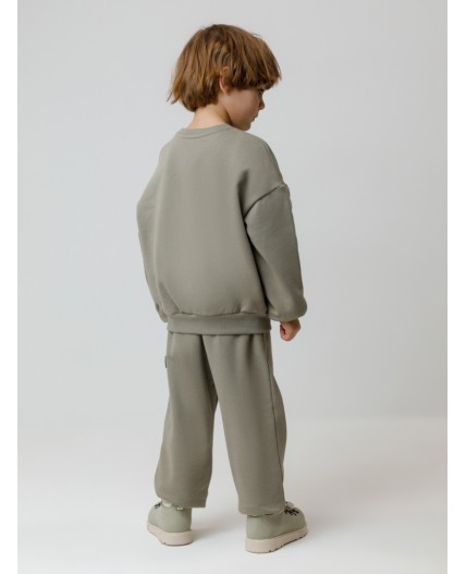 КР 400830/темно-оливковый к652 брюки