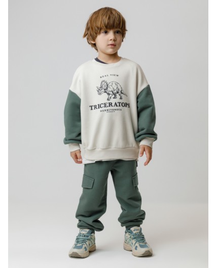 КР 400861/темно-зеленый 5611 к606 брюки