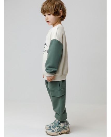 КР 400861/темно-зеленый 5611 к606 брюки