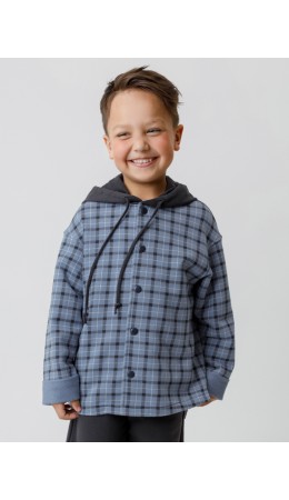 КР 302780/синий 3926 Н018.1 к614 рубашка