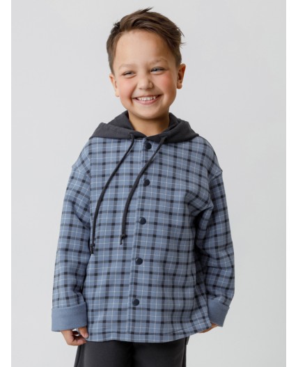 КР 302780/синий 3926 Н018.1 к614 рубашка