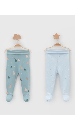 К 400220-2уп/голубой Н102,серо-голубой Н101 набор ползунки