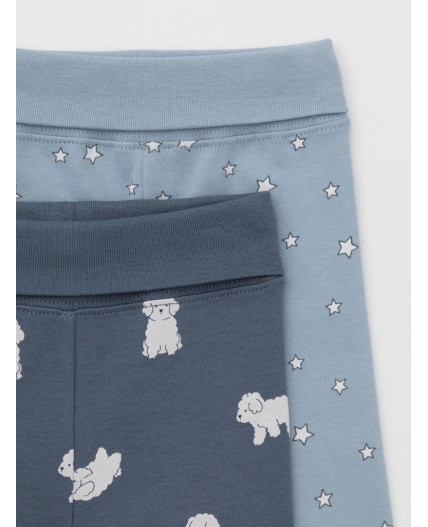 К 400220-2уп/серо-голубой Н100,синий Н052.3 набор ползунки