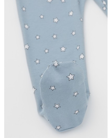 К 400220-2уп/серо-голубой Н100,синий Н052.3 набор ползунки