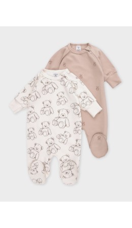 К 6444-2уп/молочный Н060,бежевый Н064 набор комбинезон