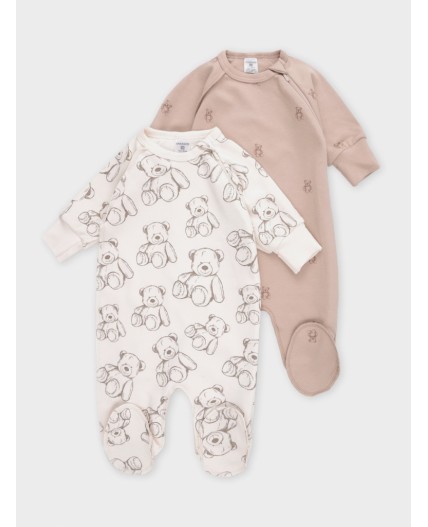 К 6444-2уп/молочный Н060,бежевый Н064 набор комбинезон