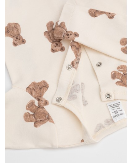 К 6535-2уп/молочный Н183,бежевый Н045.1 набор комбинезон