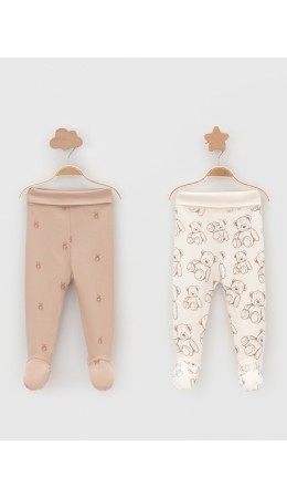 К 400220-2уп/молочный Н060,бежевый Н064 набор ползунки