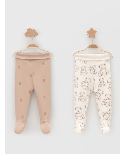 К 400220-2уп/молочный Н060,бежевый Н064 набор ползунки