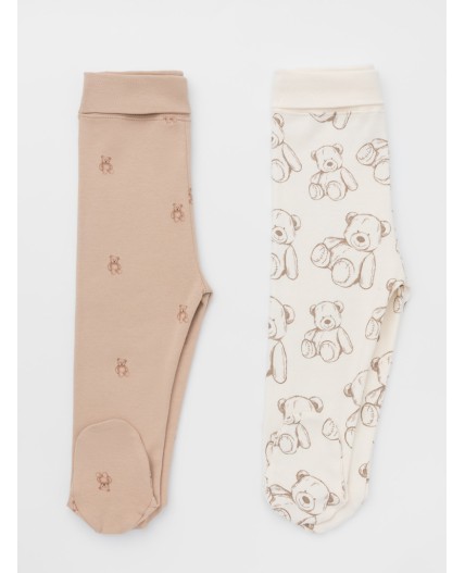 К 400220-2уп/молочный Н060,бежевый Н064 набор ползунки