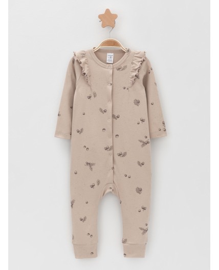 К 6534-2уп/оливковый Н081,тем.бежевый Н106 набор комбинезон