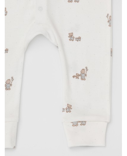 К 6535-2уп/серо-голубой 4106,молочный Н104 набор комбинезон