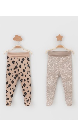 К 400220-2уп/тем.бежевый Н096,бежевый Н085.1 набор ползунки