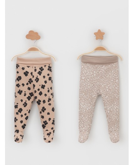 К 400220-2уп/тем.бежевый Н096,бежевый Н085.1 набор ползунки