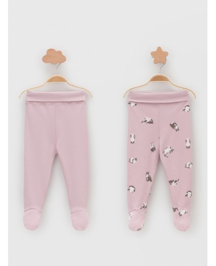 К 400220-2уп/розово-бежевый 2706 Н082 набор ползунки