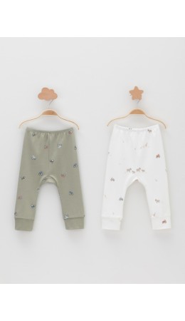 К 4718-2уп/хаки Н031.1,молочный Н103 набор брюки