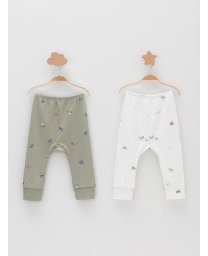 К 4718-2уп/хаки Н031.1,молочный Н103 набор брюки