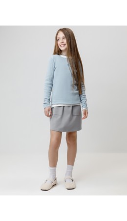 КР 7153/серый 3911 к655 юбка