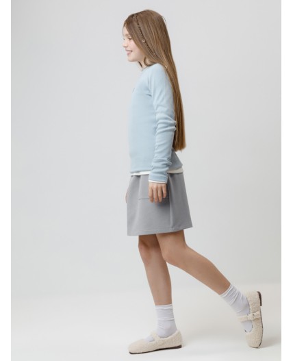 КР 7153/серый 3911 к655 юбка