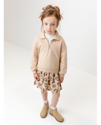 КР 5962/бежевый С074 к665 платье