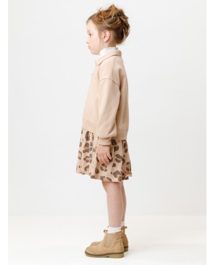 КР 5962/бежевый С074 к665 платье