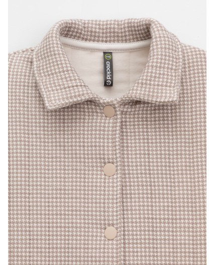 КР 302578/бежевый,гусиная лапка к625 рубашка