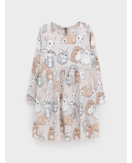 КР 5786/бежевый 0403 Н086 к659 платье