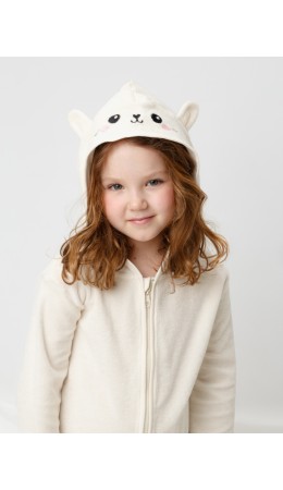 К 5801/белая лилия(котенок) халат