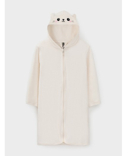 К 5801/белая лилия(котенок) халат