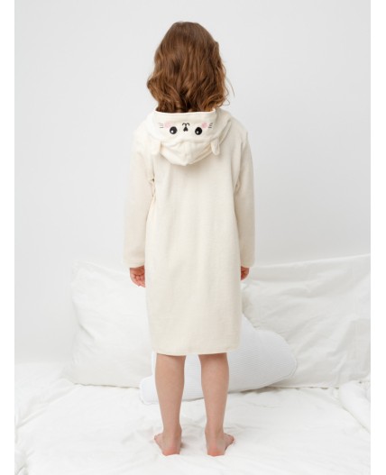 К 5801/белая лилия(котенок) халат