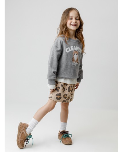 КР 7154/бежевый С074 Н093 к665 юбка