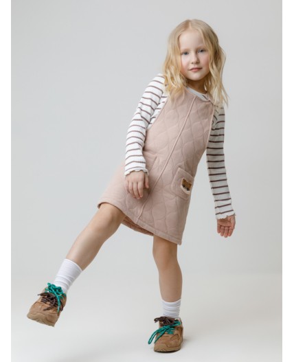 КР 5712/бежевый 1305 к609 сарафан