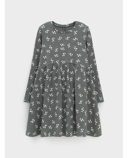 КР 5942/пряный базилик,нежные цветочки к585 платье