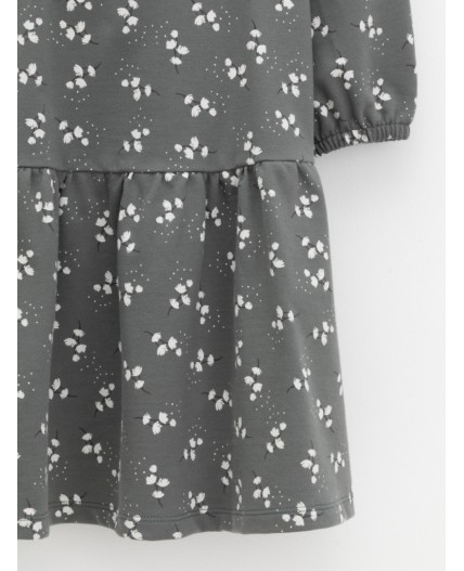 КР 5899/пряный базилик,нежные цветочки к585 платье