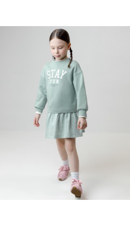 КР 5835/голубой прибой к635 платье