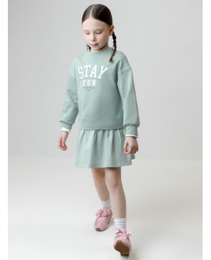 КР 5835/голубой прибой к635 платье