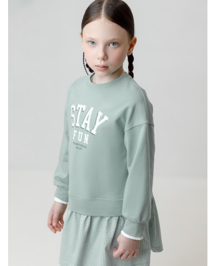 КР 5835/голубой прибой к635 платье