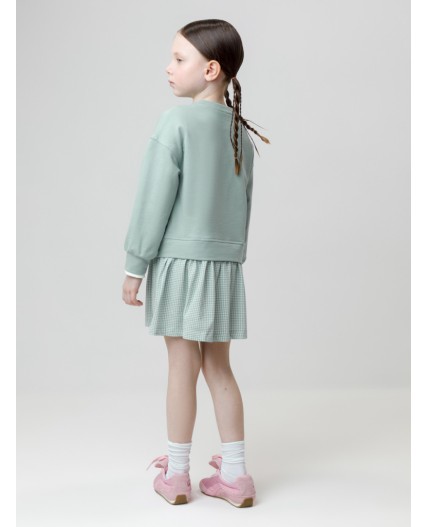 КР 5835/голубой прибой к635 платье