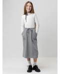 КР 7151/серый меланж к605 юбка