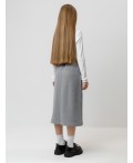 КР 7151/серый меланж к605 юбка