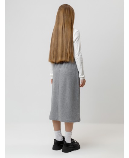 КР 7151/серый меланж к605 юбка