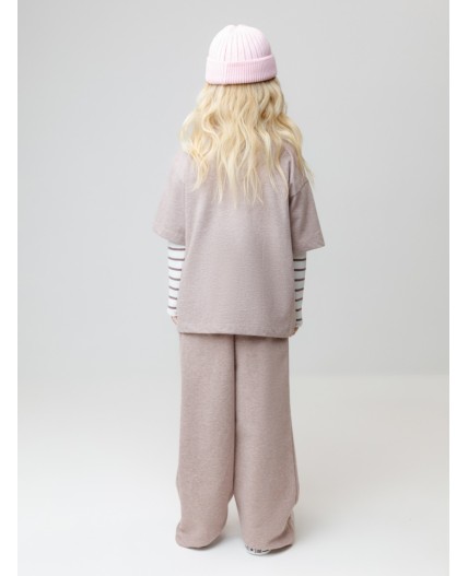 КР 400842/кофейный меланж к575 брюки