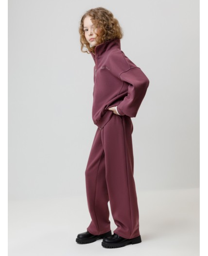 КР 400876/бордовый 1411 к653 брюки