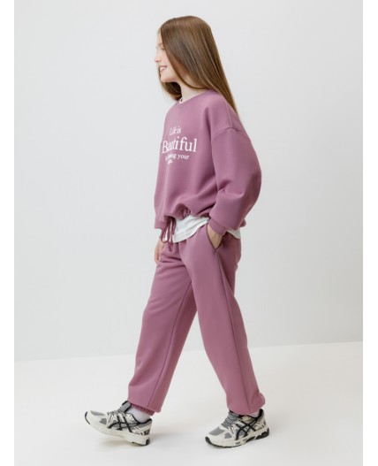 КР 400851/темная орхидея к595 брюки