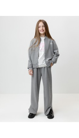 КР 400852/серый меланж к605 брюки