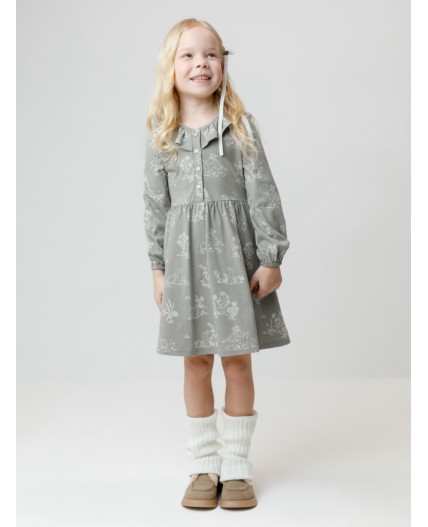 КР 5897/лесной туман,обитатели леса к581 платье