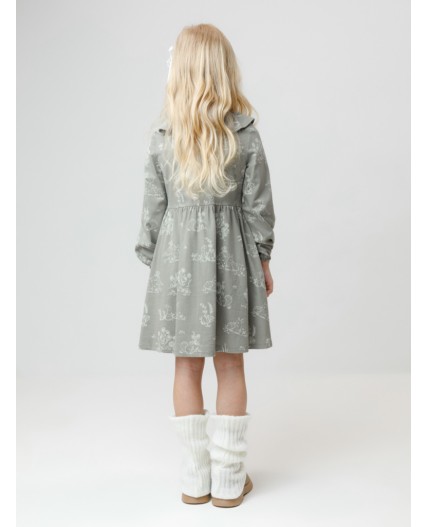 КР 5897/лесной туман,обитатели леса к581 платье