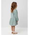 КР 5922/голубой прибой,мини розочки платье